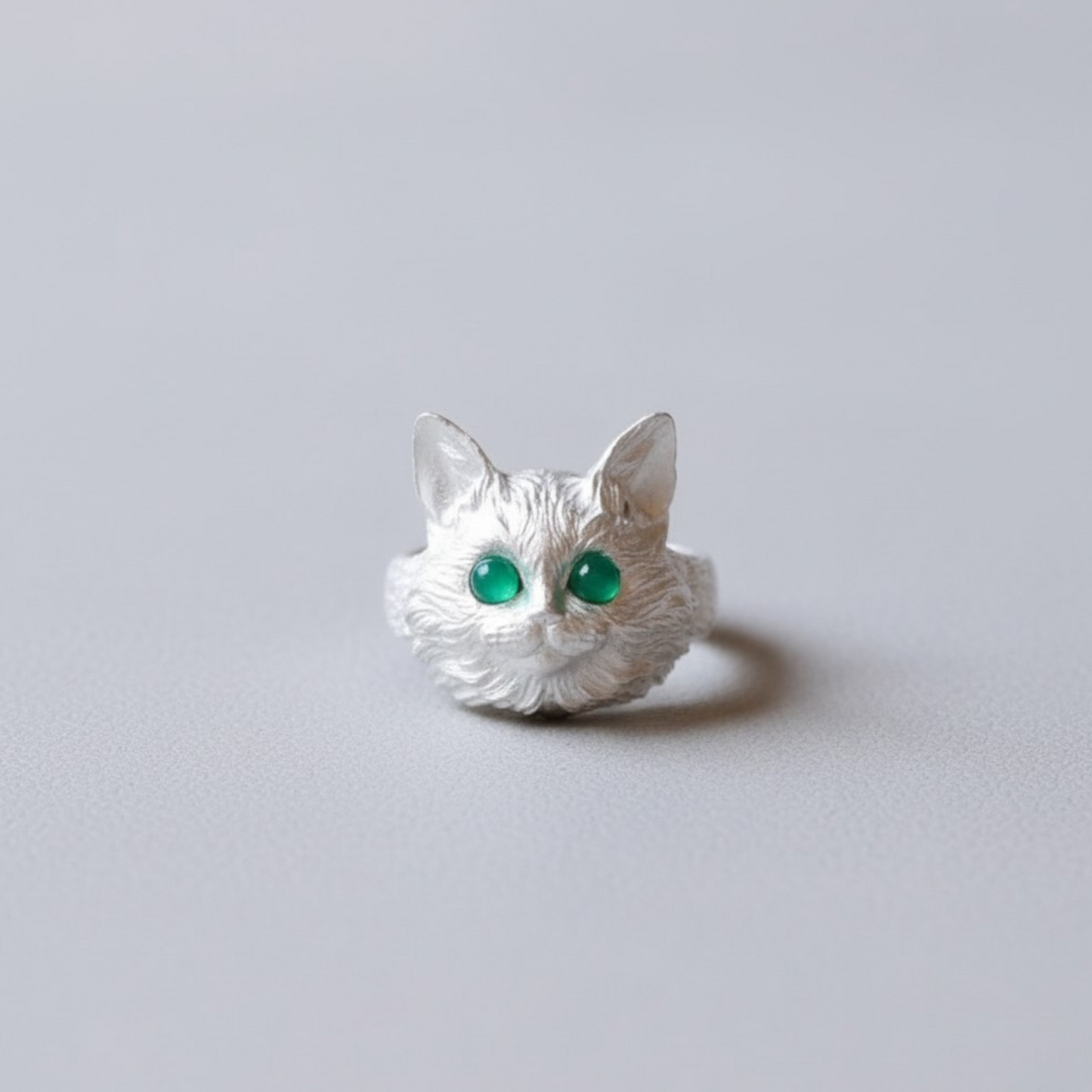 s925 Sterling Silver Unique Cute Kitty Cat Ring