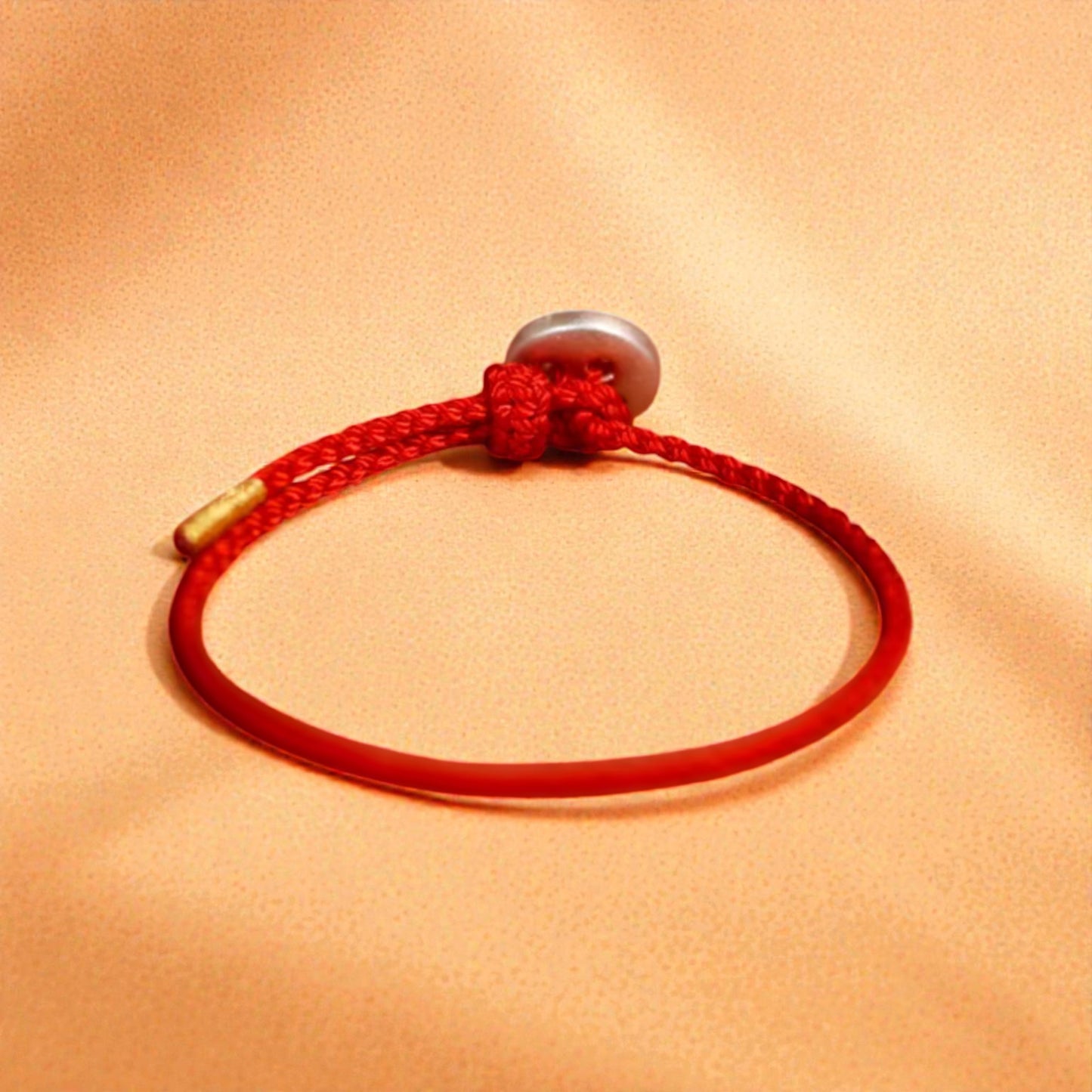999 Fine Silver Handcrafted Button “turning the tide” Twisting fortune Weaving Bracelet