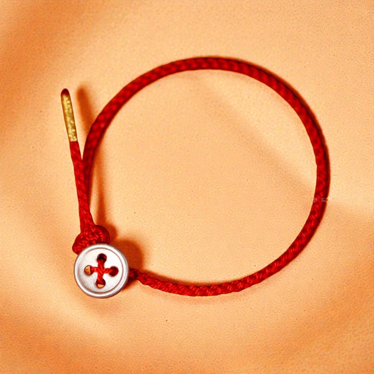 999 Fine Silver Handcrafted Button “turning the tide” Twisting fortune Weaving Bracelet
