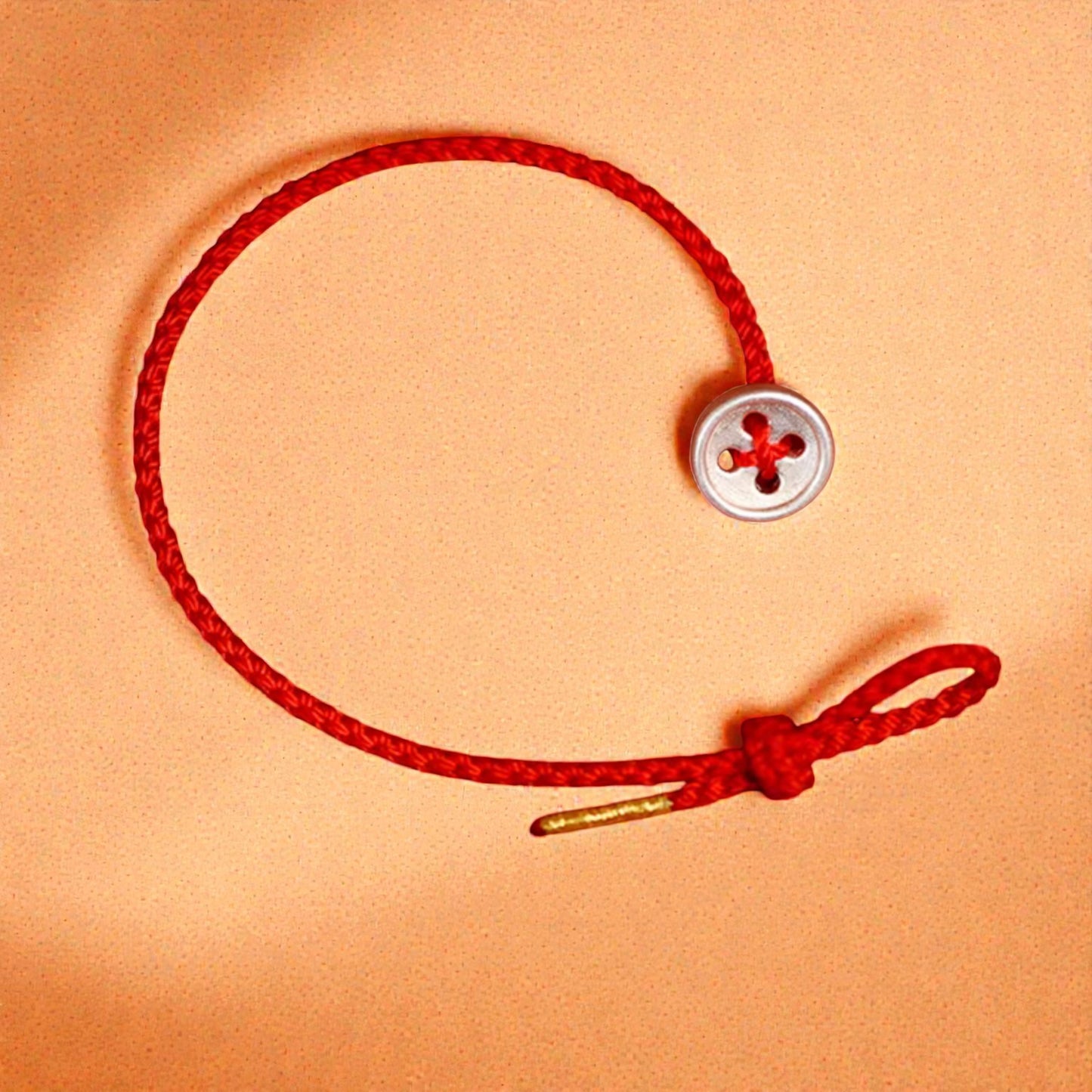 999 Fine Silver Handcrafted Button “turning the tide” Twisting fortune Weaving Bracelet