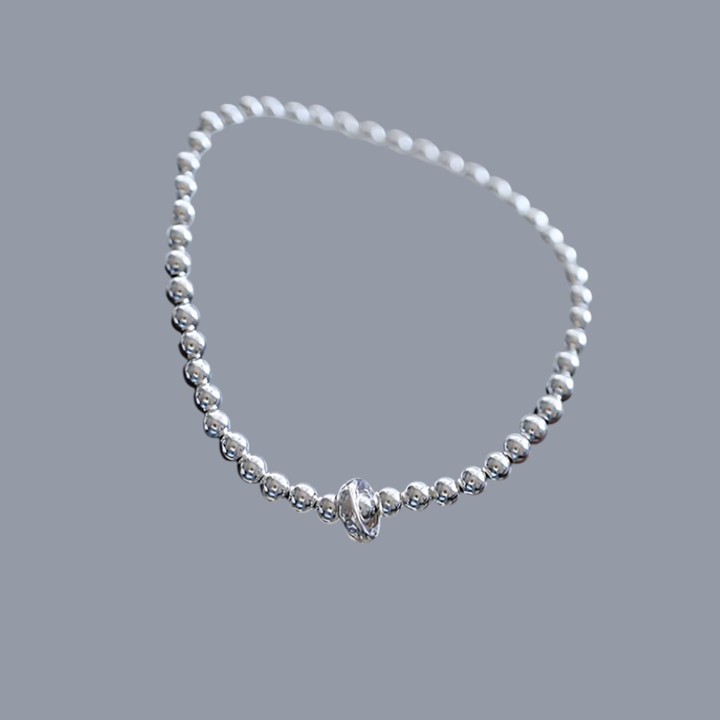 s925 Sterling Silver Minimal Beads Lucky Good Fortune Koi fish Bracelet