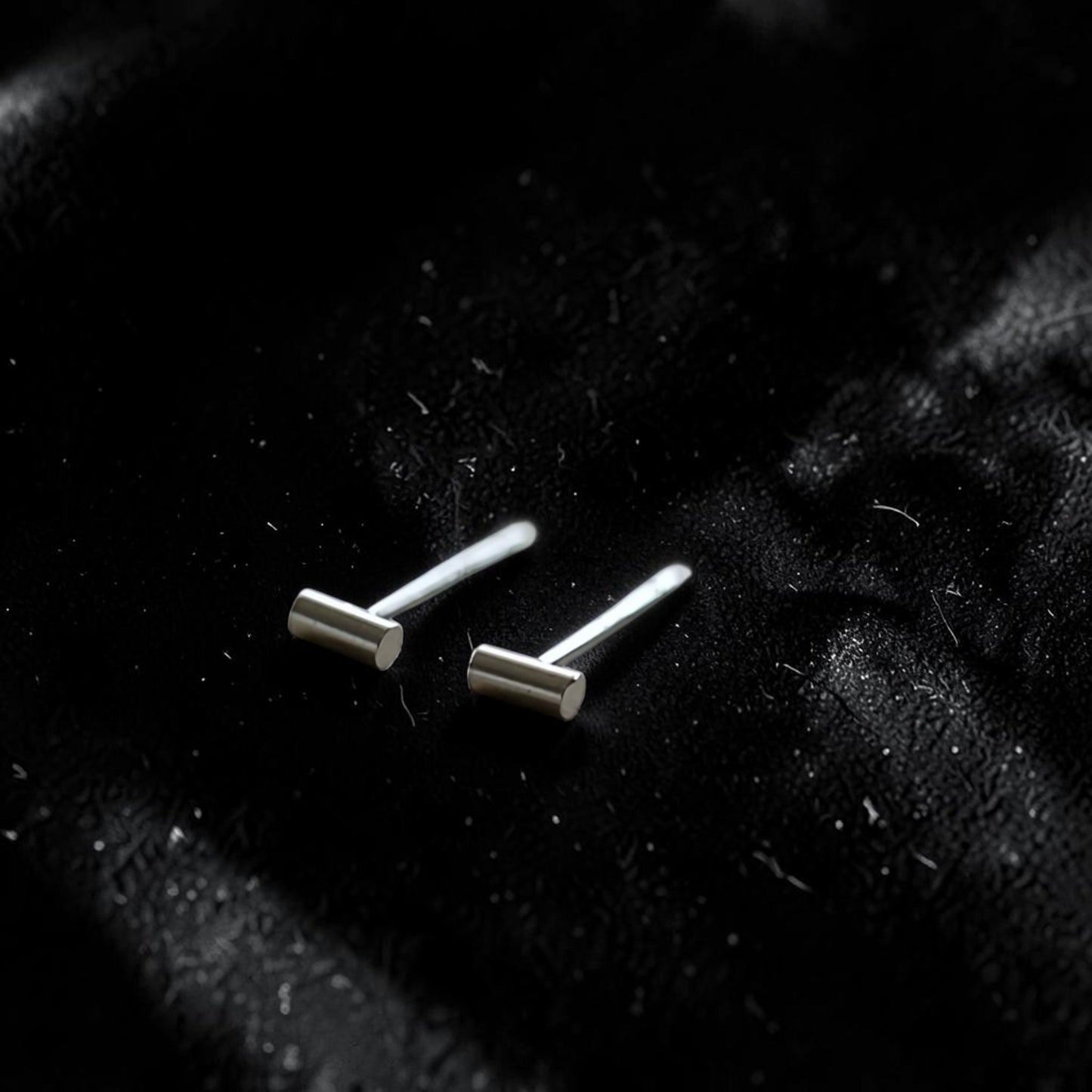 s925 Sterling Silver Mini Minimal Style Everyday Wear Stud Earrings