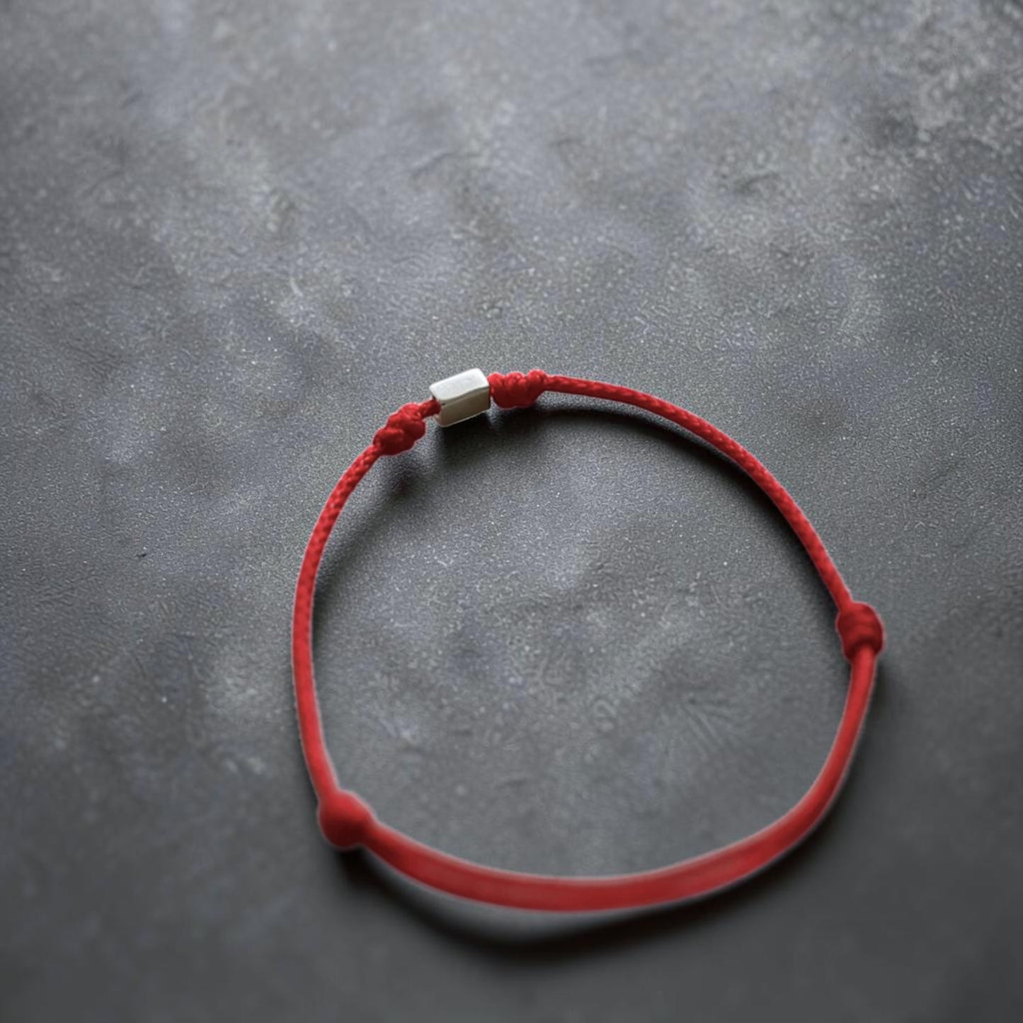 s925 Sterling Silver Mini Minimal Charm Stacking Weaving Thin Cord Bracelet Anklet