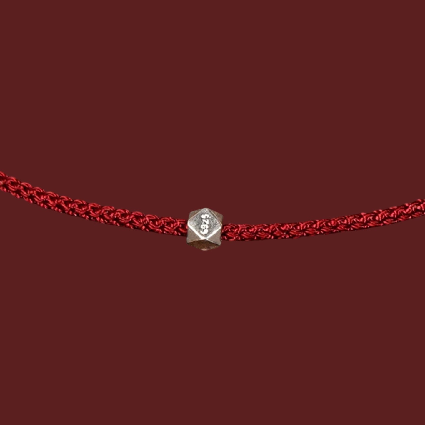 999 Fine Silver Bone Charm Joyful Bond Owner & Pet Matching Thread Necklace Set