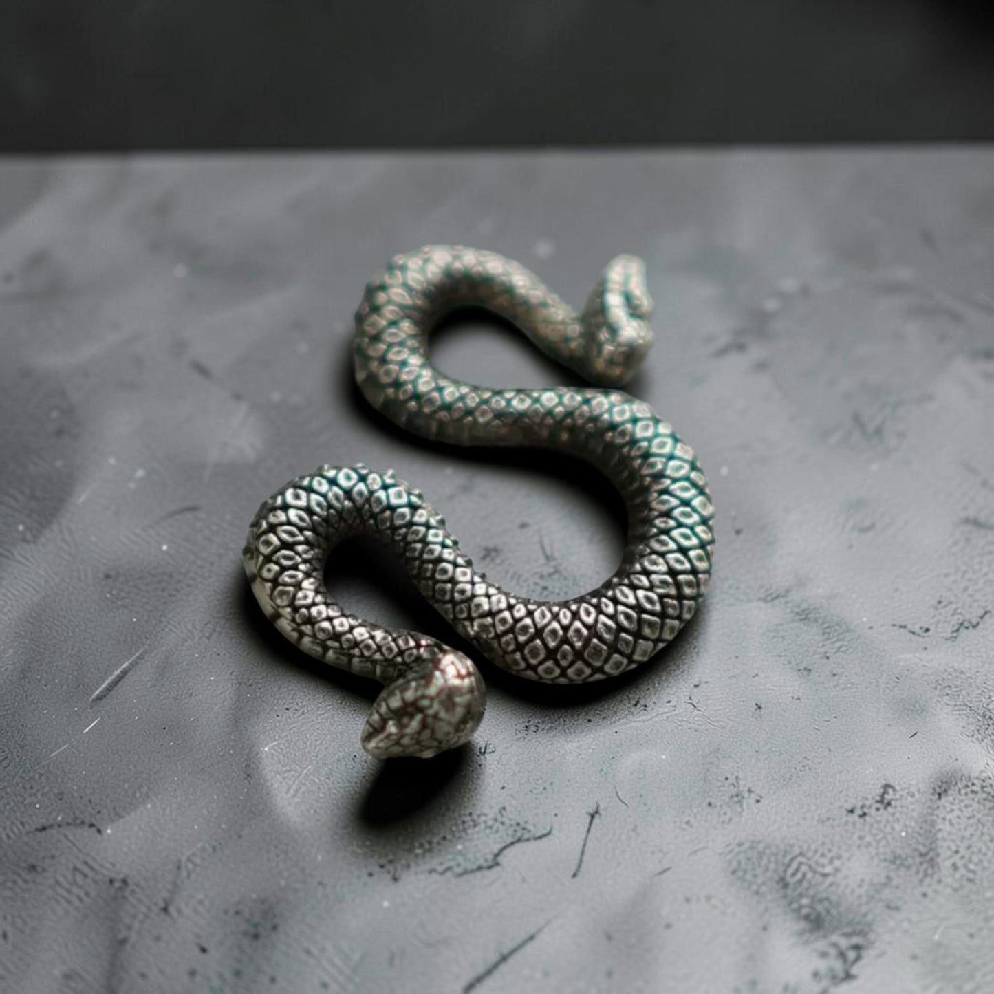 S925 Sterling Silver Double-Headed Snake Connector D.I.Y Versatile Charm Pendant