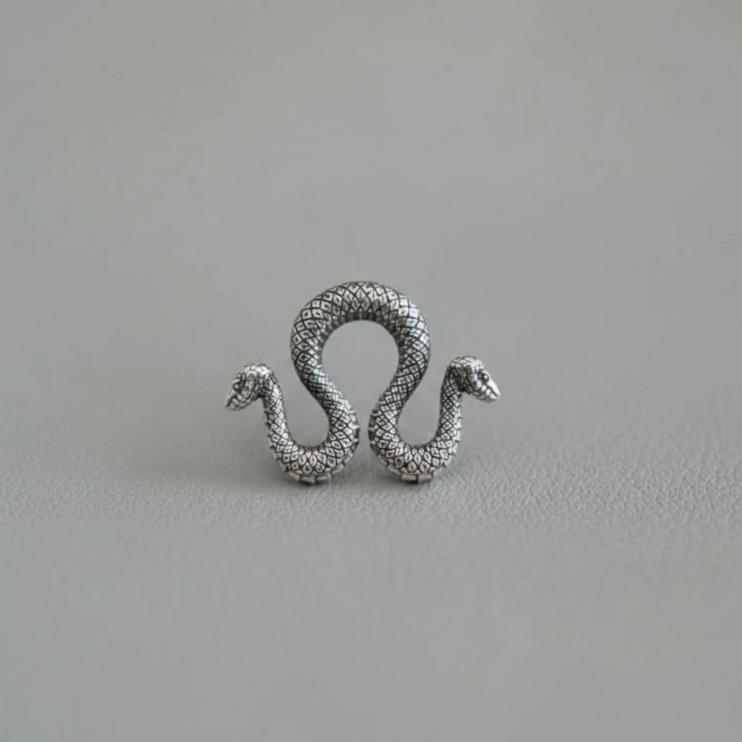 S925 Sterling Silver Double-Headed Snake Connector D.I.Y Versatile Charm Pendant