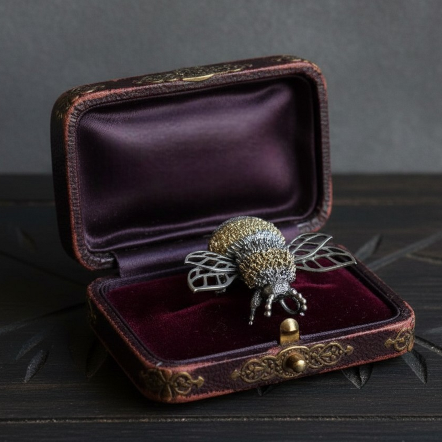 s925 Sterling Silver High Quality Detailed Honeybee Bumblebee Bee Pendant
