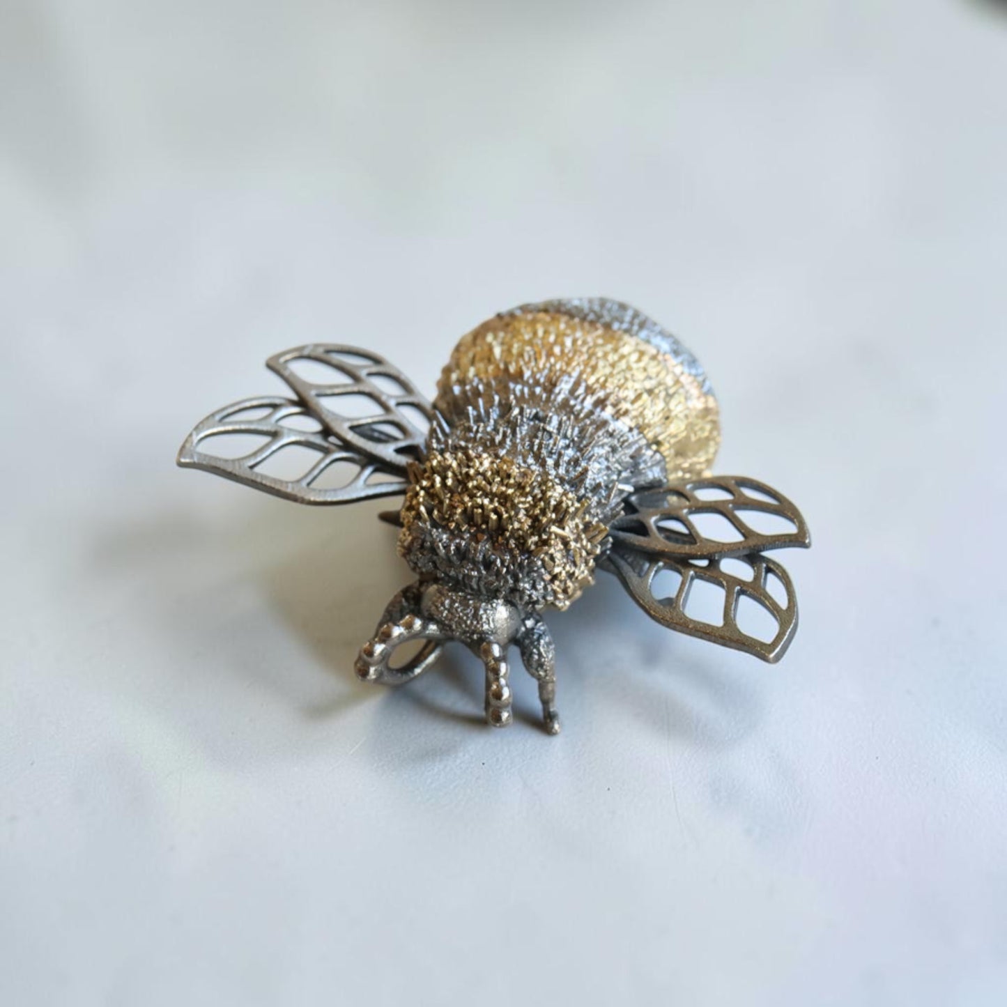 s925 Sterling Silver High Quality Detailed Honeybee Bumblebee Bee Pendant