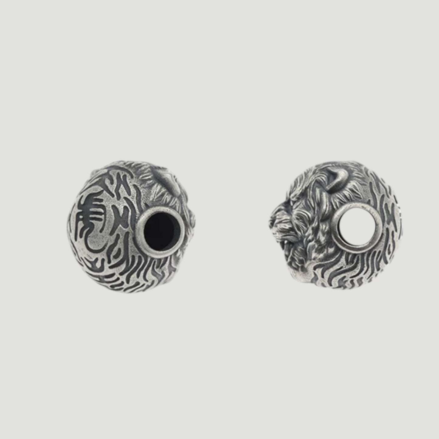 s925 Sterling Silver Vintage Tiger Charm Spacer D.I.Y Pendant