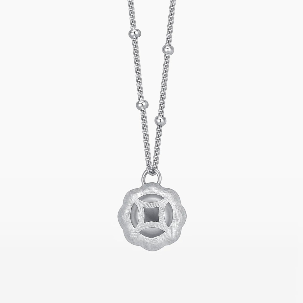 S925 Sterling Silver Lucky Blessing Gourd Necklace