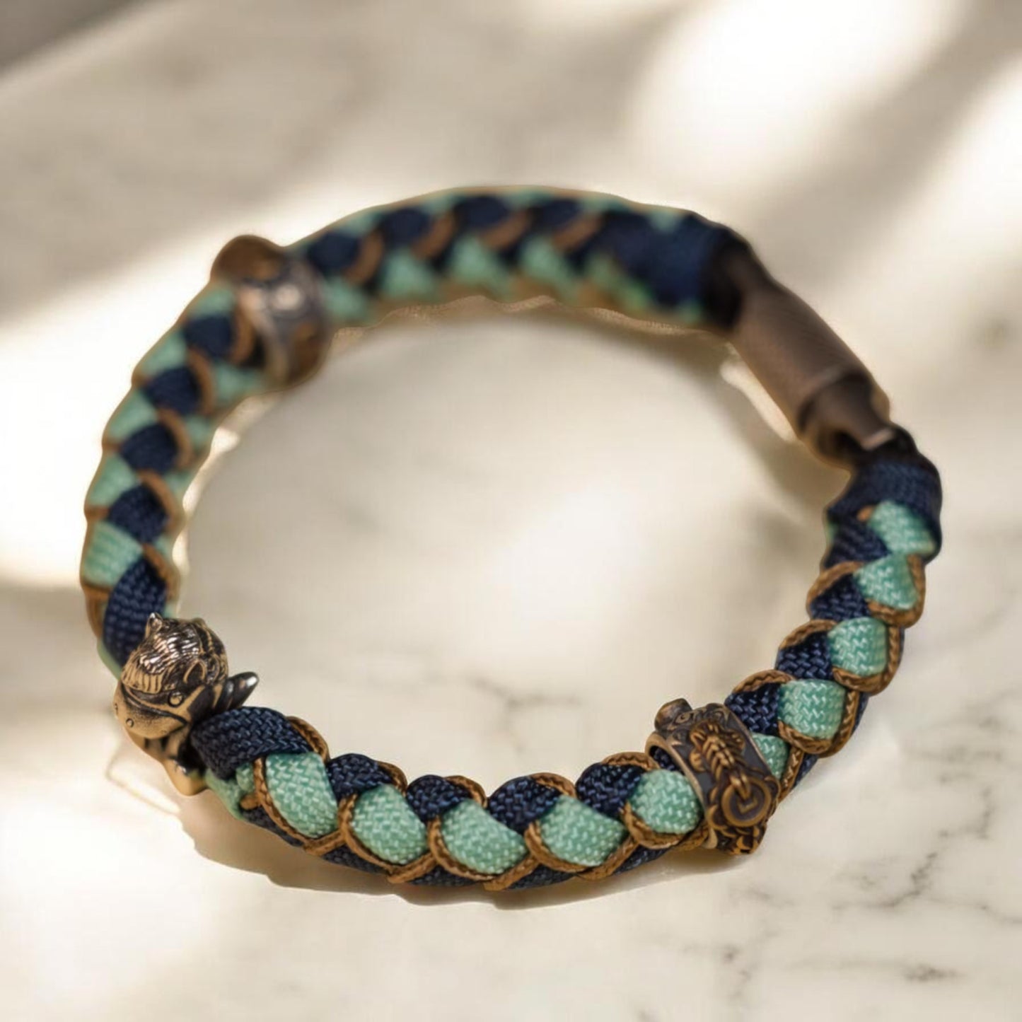 S925 Sterling Silver Zodiac Year of the Horse Braided Bracelet