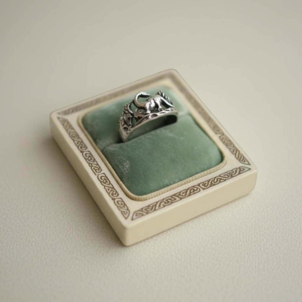 S925 Sterling Silver Dinosaur Retro-Style Ring