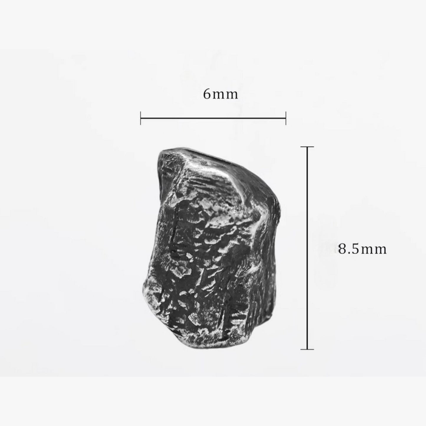 S999 Fine Silver Vintage Minimal Minimalist Men Women Stud Earrings