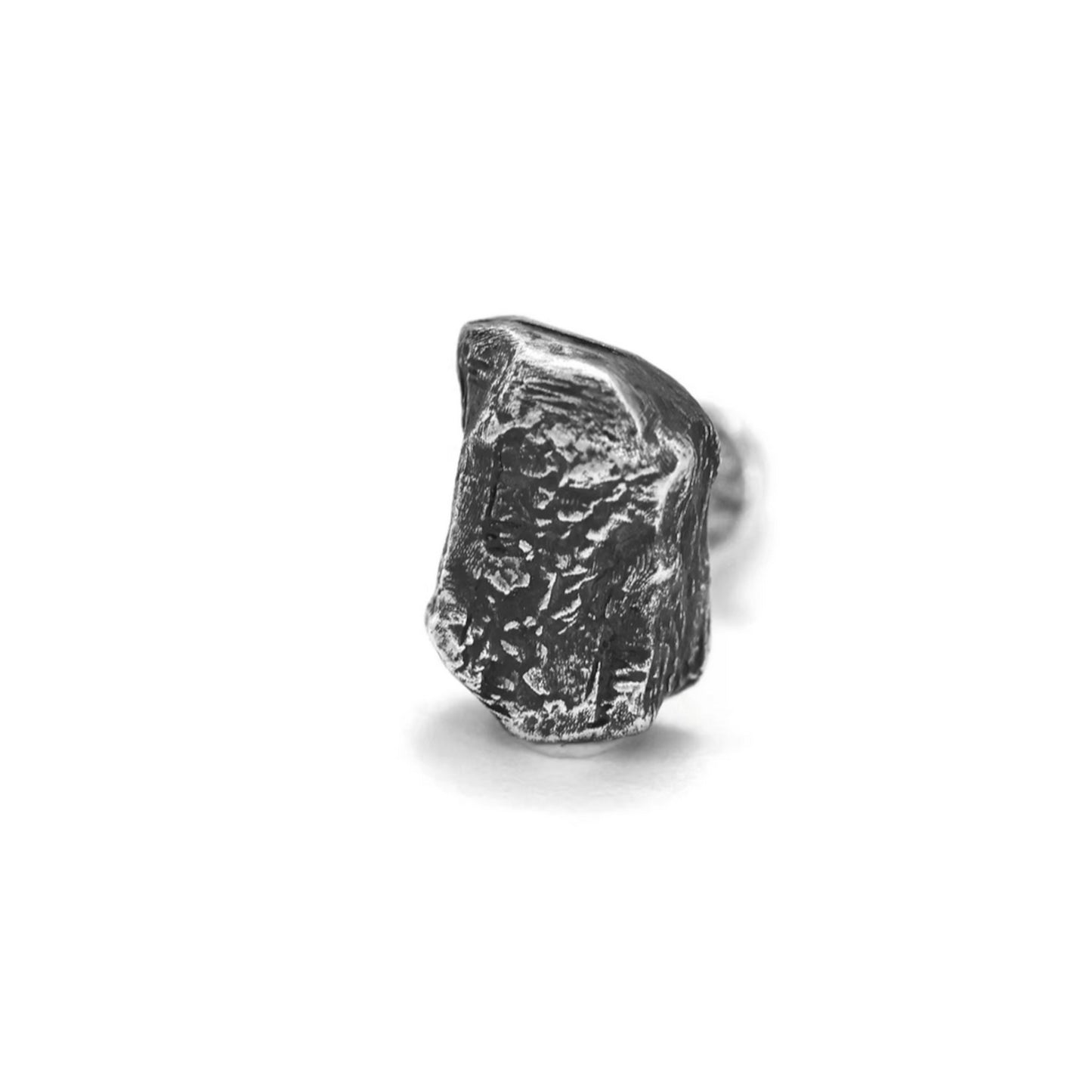 S999 Fine Silver Vintage Minimal Minimalist Men Women Stud Earrings