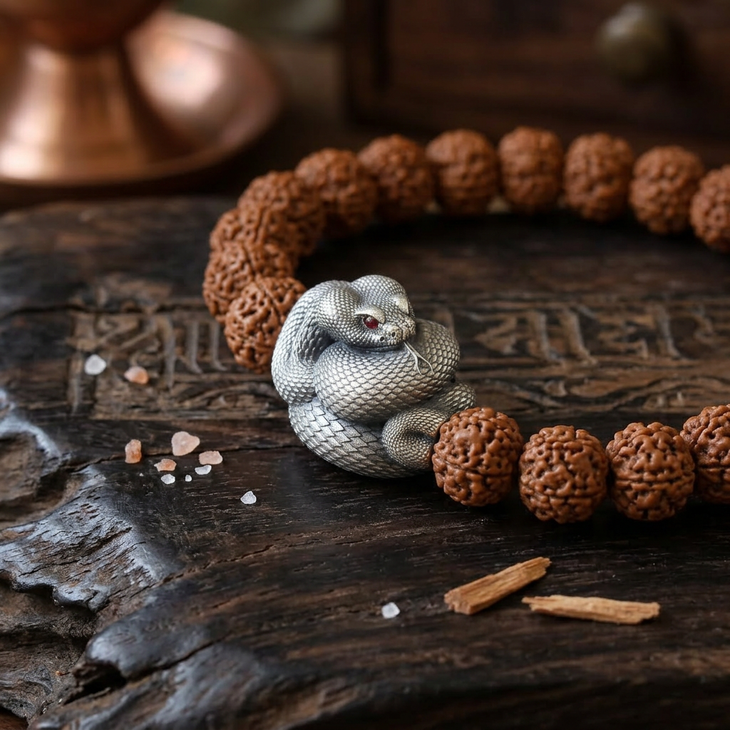 s925 Sterling Silver Detailed Rattlesnake Snake D.I.Y Bead Charm Spacer Jewelry Making