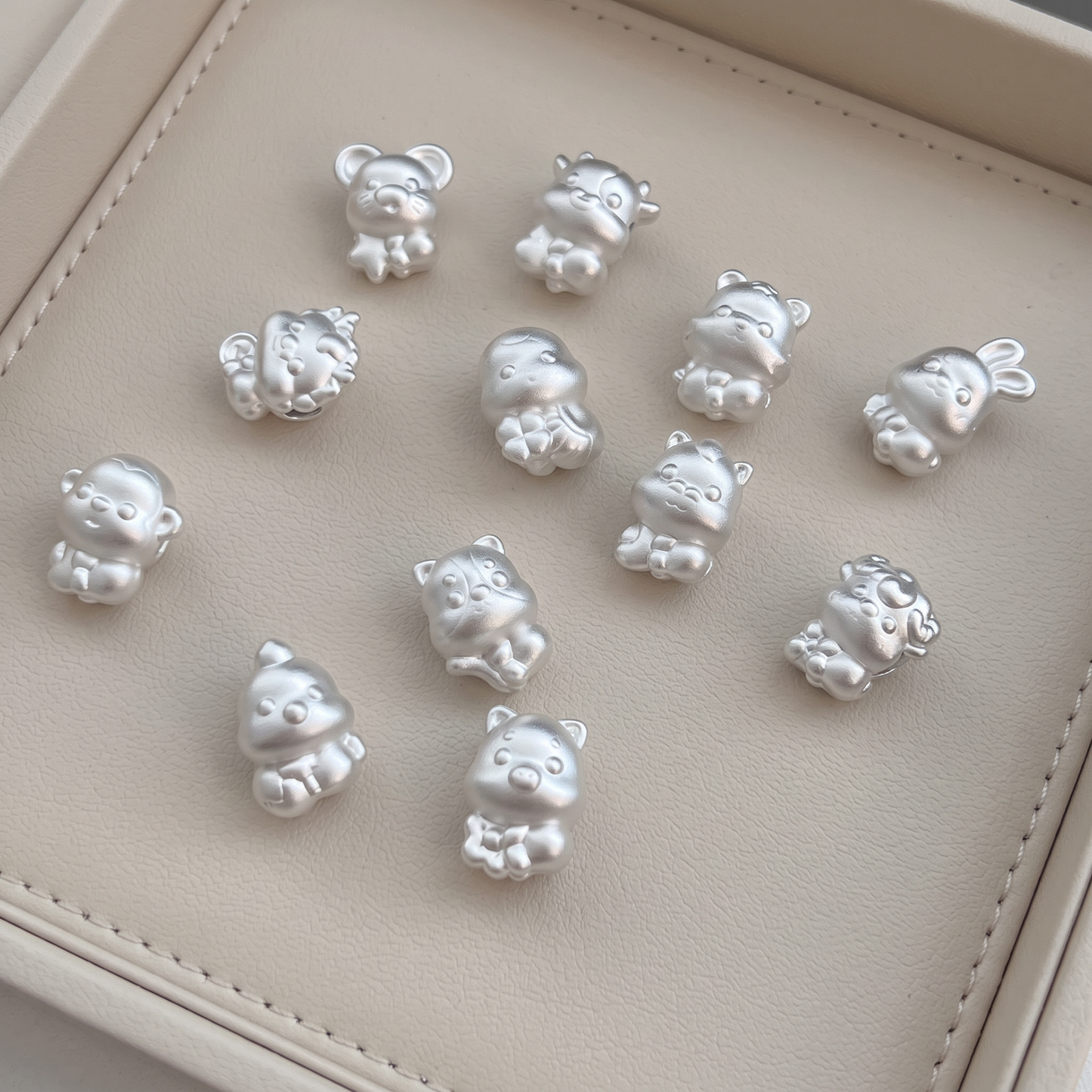 Pure 999 Silver Chinese 12 Zodiac Goat D.I.Y Charm Pendant