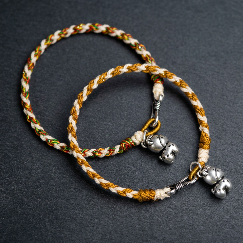 999 Fine Silver Cute Horse Charm Weaving Bracelet