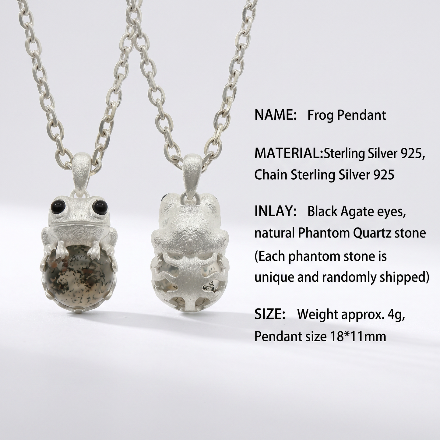 s925 Sterling Silver Cute Dolphin Seal Penguin Frog Pendant Necklace Ocean Animal